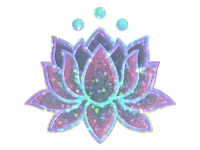 Sticker Lotus (Glitter)